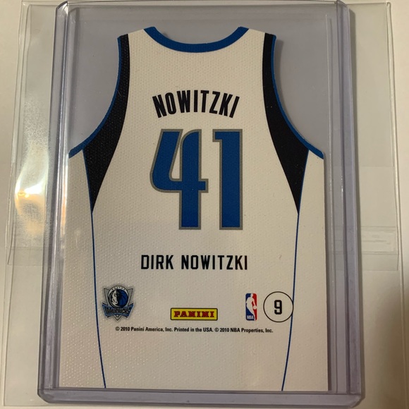 dirk nowitzki jersey card